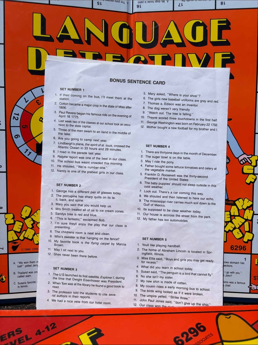Language Detective Board Game - Picture 5 of 6